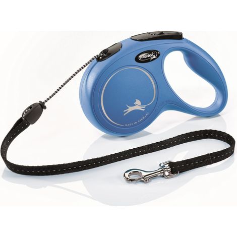 Laisse New Classic M Cord 5 m blue Flexi CL20C5-251-BL-20
