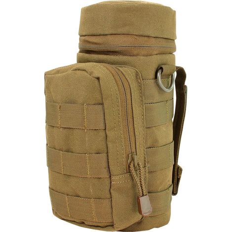 Sac de tasse d'eau, sac de tasse d'eau portable et léger H2O Pouch Coyote Brown (1/5)