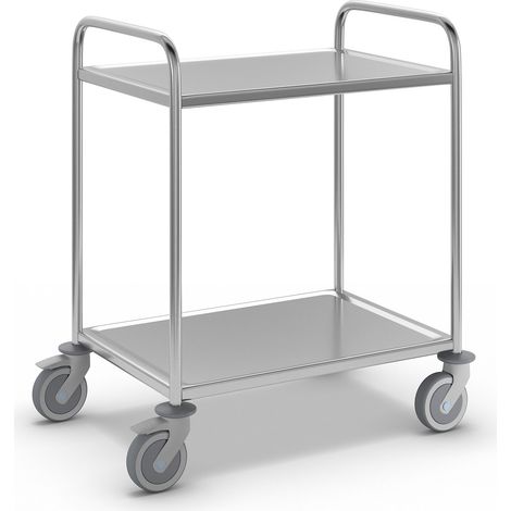 For Demand, Chariot de service en inox, L x l x h 910 x 590 x (1/5)