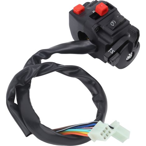 Commutateur d'allumage coupe-circuit démarrage starter guidon 7/8 pouces pour ATV chinois 200cc 250cc 300cc (1/5)