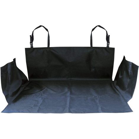Protection universelle imperméable pour coffre de voiture, adaptée aux chiens, SUV, monospaces et camions – Noir (155 x 104 cm)