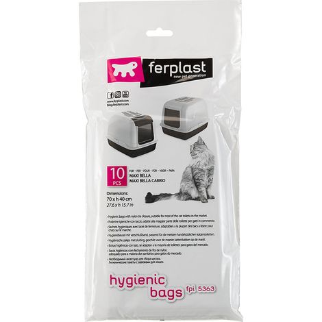Ferplast FPI 5363 Sacchetti igienici per toilette Maxi Bella. Variante FPI 5363 - Misure: 70 x h 40 cm -