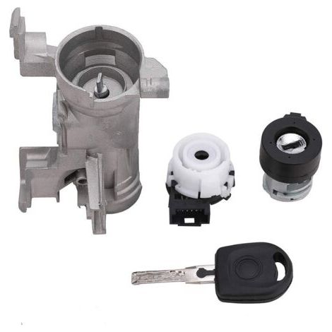 Ignition Switch Lock Cylinder 1K0905851B for Volkswagen VW Jetta 2.5 GTI MK5 Rabbit Golf EOS Tiguan Audi A3 R8 Ignition Starter Switch Replace 1K0905865 5Q0905865A Ignition Lock Cylinder with Key (1/5)