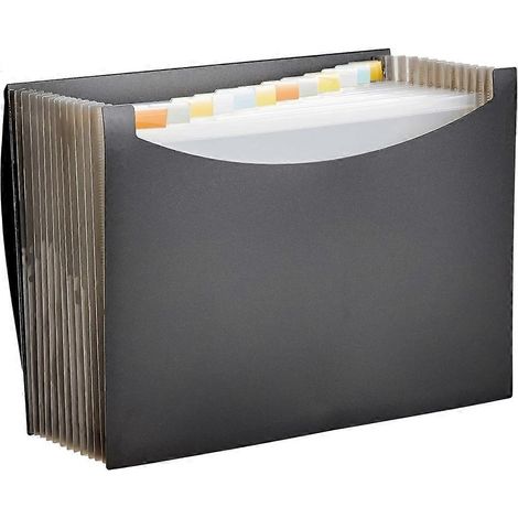 Erweiterbarer Aktenordner im DIN-A4-Format mit 13 Fächern im Ziehharmonika-Stil für Besprechungsdokumente (1/5)