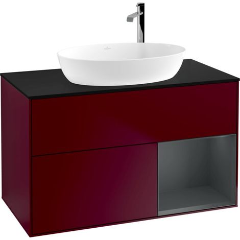 Villeroy & Boch F902HGHB Armoire sous lavabo Finion F90 (1/2)