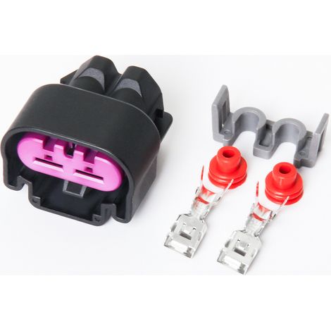 15454358 est un connecteur étanche à courant élevé adapté aux faisceaux de câbles automobiles, spécialement conçu pour DJ70239A-6.3-21. (1/4)
