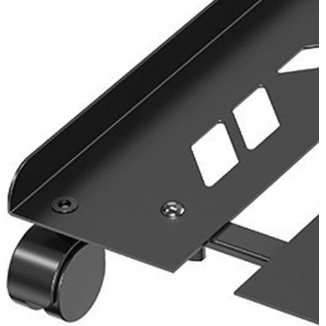 Support pour tour d'ordinateur en métal, rotation à 360°, nettoyage facile, support de bureau rétractable de 1,2 mm d'épaisseur pour la maison (1/5)