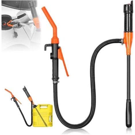 Pompe à essence électrique à piles - Pompe à siphon - Pompe à batterie - Pompe à bidon - Pompe d'aspiration automatique pour essence - Pompe De Transfert Carburant