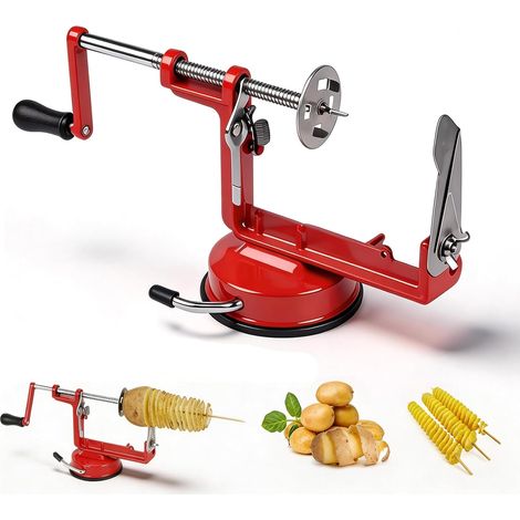 Coupe-pommes de terre en spirale en acier inoxydable pour pommes de terre et patates douces (1/5)