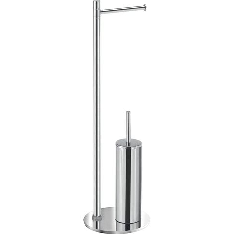 GEDY 72321300000 MIDA Columna de pie con portarrollos y escobillero cromo - ref: 72321300000 (1/2)