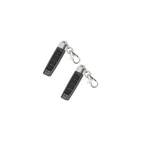 Pièces Telecommande Universelle Portail 433 MHz, Télécommande Porte de Garage Universelle avec 4 boutons et Fréquence Fixe, Duplicateur de Telecommande Portail Sans Fil pour Portes de Garage (1/5)