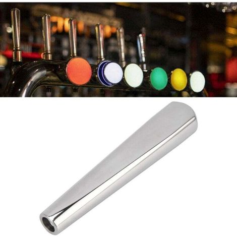 Poignée de robinet à bière en acier inoxydable 304, poignée pour robinet avec filetage Standard de 3/8 pouces-DOU (1/4)
