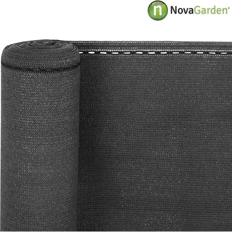 Malla de Ocultaci贸n Alta Premium antracita 230 gr. /m虏 de 1X5m (1/2)