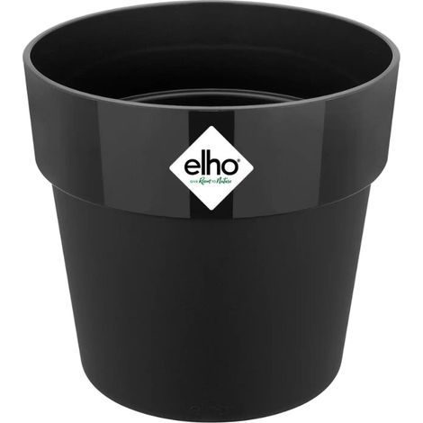 Elho B.for Original Round Wheels 35 Black Vaso Rotondo (1/2)