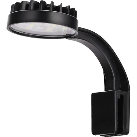 Éclairage d'aquarium réglable, projecteur LED bleu et blanc dédié, accessoires pour aquarium