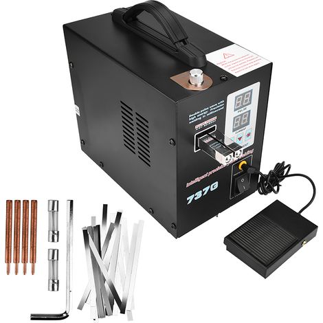 Machine portative de soudure de tache de batterie de double impulsion 800A 0.05-0.2mm (1/5)
