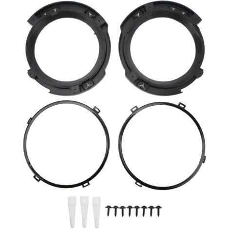 Anneau de support de montage de phare rond de voiture de 7 pouces, 2 pièces, pour Wrangler JK 2007 à 2018 (1/4)