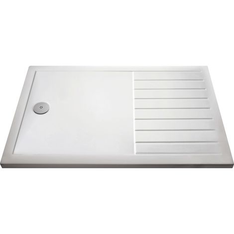 Premium Walk-In Shower Tray 1400mm x 800mm - White