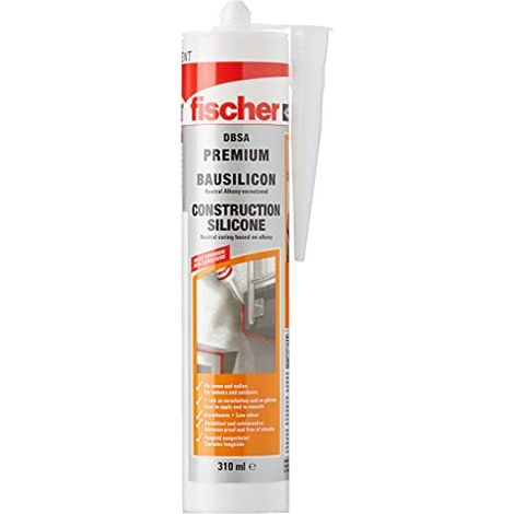 Fischer 1x Bausilicon  Premium 310  ml DBSA  TP trasparente  - 053090 (1/3)