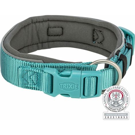 Collar para Perro Trixie Premium Grafito Azul claro XS/S 27-35 cm (1/5)