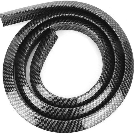 Jante auto bande de protection en fibre de carbone style universel 1,5m garniture de sourcil de roue accessoire de voiture (1/5)