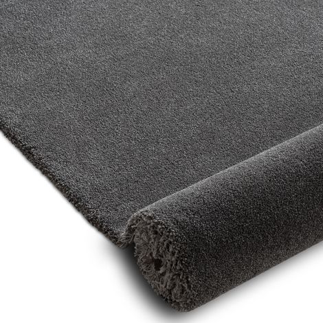 Alfombra CASA ECO sisal BOHO  Ojetes 22075 negro / gris, alfombra reciclada grey 192x290 cm (1/5)
