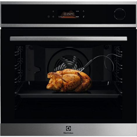 Integrierter multifunktionsofen 72l 60cm pyrolyse aus edelstahl - Electrolux - EOC8P29X (1/2)