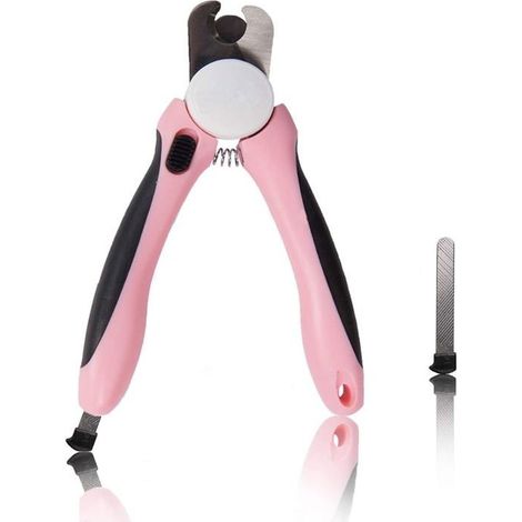Coupe-ongles pour animaux de compagnie Coupe-ongles pour chien et chat avec protections de sécurité, lame tranchante avec interr (1/5)