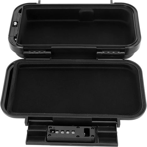 Coffre Fort Portable, Coffre Fort Personnel avec Serrure à Combinaison, Mini Coffre Fort de Voyage avec Câble en Acier Détachable, pour Dortoir, Plage, Hôtel, Voiture (1/5)