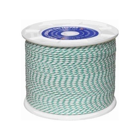 Cuerda Trenzada 05Mm Polipropileno Verde Hyc 400 Mt