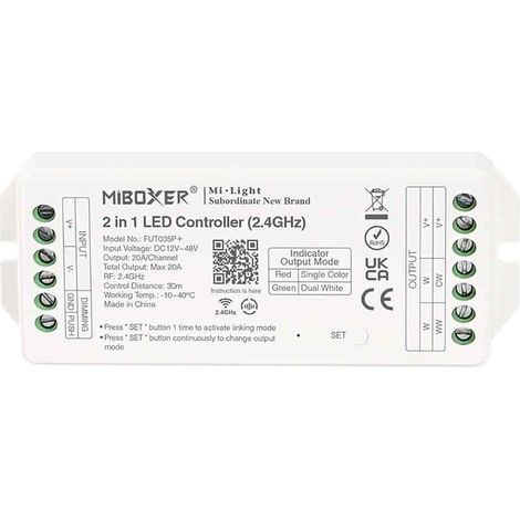 MI-Lichtsteuerung 2in1 Mono/CCT 12-48VDC 20A FUT035P+ (1/4)