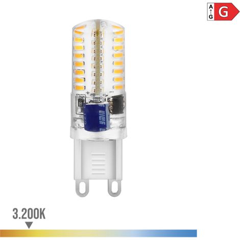 Bombilla g9 silicona led 2,5 w 170 lm 3200 k luz calida ø15 x 50 mm (1/3)