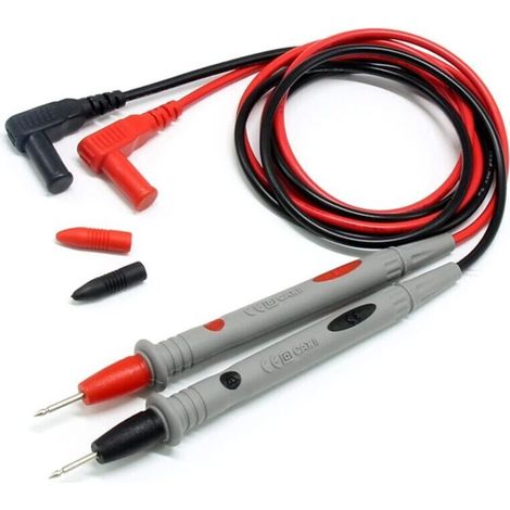 Puntali di prova per multimetro con connettori a banana, sonde di prova per multimetro digitale da 1000 V 10 A per accessori di prova per multimetro elettronico