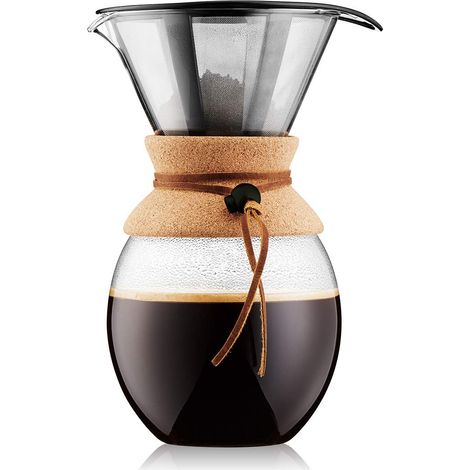 Bodum 11593 – 109 Caffettiera, Vetro, Sughero, 14,9 x 17,6 x 25,6 cm (1/4)
