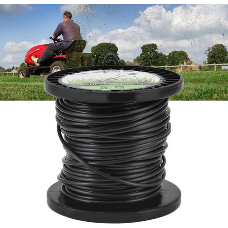 Convient aux débroussailleuses Husqvarna, fil rond de 3,3 mm pour tondeuse à gazon, bobine noire de 30 m (1/5)