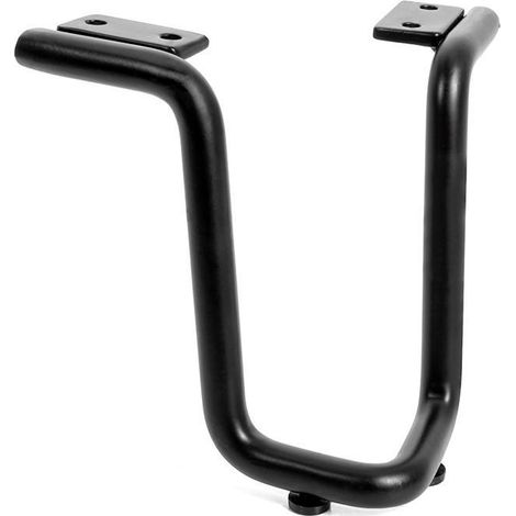 pata metálica vernice. . negro mate. para tableros rectangulares. fijación con tornillos - qq altura h120 altura h100