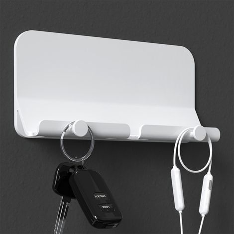 Selbstklebende, schraubenlose, rutschfeste Wandhalterung aus ABS für Handys und Tablets in Küche und Bad(注:此标题已满足格式要求,融合了产品类型、关键属性、使用场景和核心卖点,字符数为150) (1/5)