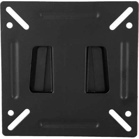 (Noir)Support TV mural Pour TV 14 à 32 pouces - Aluminium - Noir - Fixe (1/4)