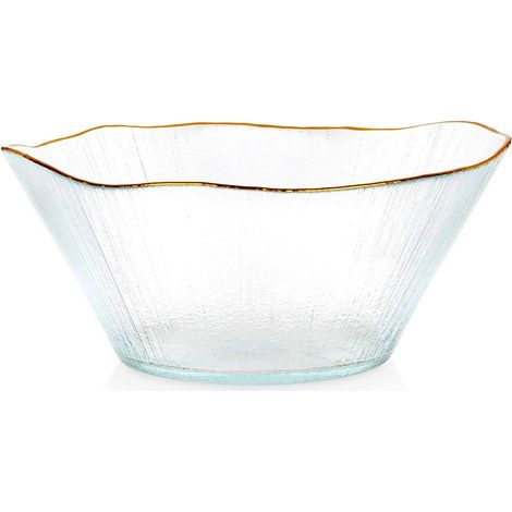 Ensaladera de cristal dorado 21 cm, 1,2 l (1/5)