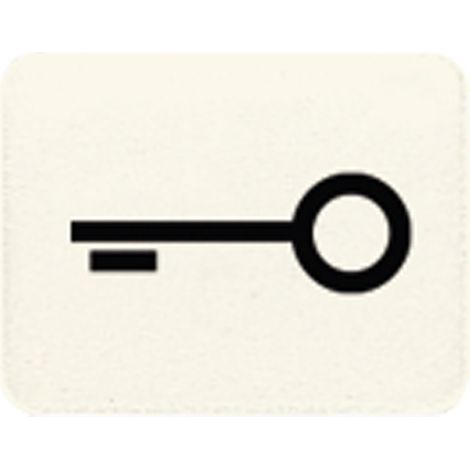 Jung Kalotte, lichtundurchlässig, Symbol Tür, weiß 33 T (1/2)