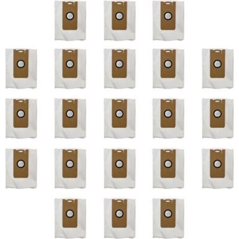 Sac À Poussière - Pour Robot Aspirateur Lydsto W2 - Compatible Remplacement Pièces D'Entretien - 21 Pièces (1/4)