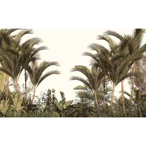 Papier peint panoramique - Forêt Tropicale - 130 cm x 79 cm (1/2)