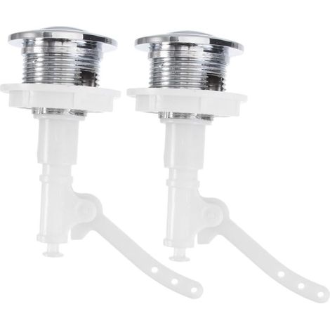 Boutons Poussoirs Pour réservoir WC à Tête, 2 Pièces (1/5)