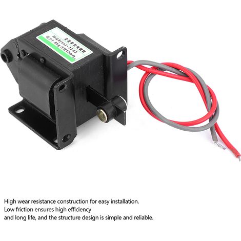 Électroaimant de traction CA robuste pour automatisme industriel 220V CA 14,7N course 15mm MQ8(SA)-2502 (1/5)