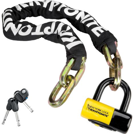 Kryptonite New York 1410 - Lucchetto a catena per bicicletta, 100 cm x 14 mm (1/5)