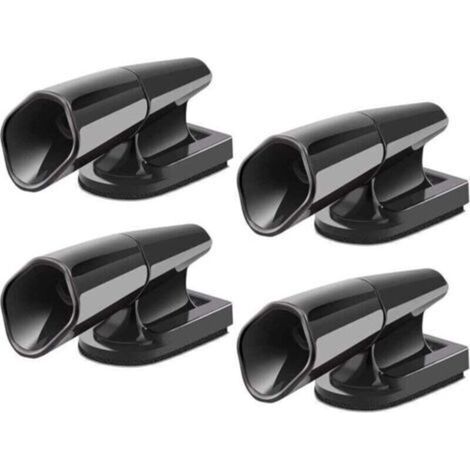 Sifflets de cerf Avertissement de la faune sifflet ultrason anti gibier pour voitures, véhicules, motos, noir Ultrasonique Cerf Attention