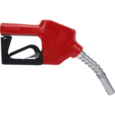 Selbstabschaltende Zapfpistole, multifunktionaler roter Tankstutzen für Benzin und Kerosin, 24 mm (1/5)