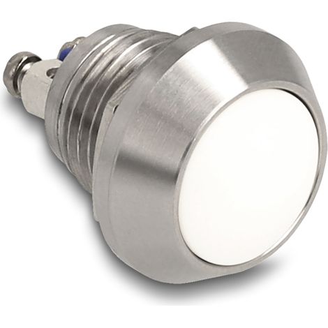 Delock Pulsador para InstalaciÃ³n 12 mm 2 x Tornillo Terminal blanco