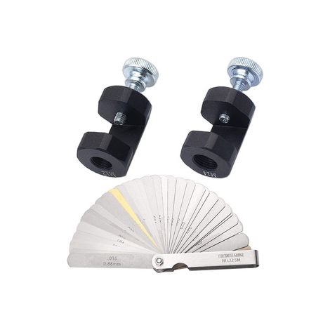 Set de 32 jauges d’épaisseur pour bougie – Outil de réglage d’écartement d’électrodes – Compatible M14/M12, entretien moteur 2 et 4 temps
