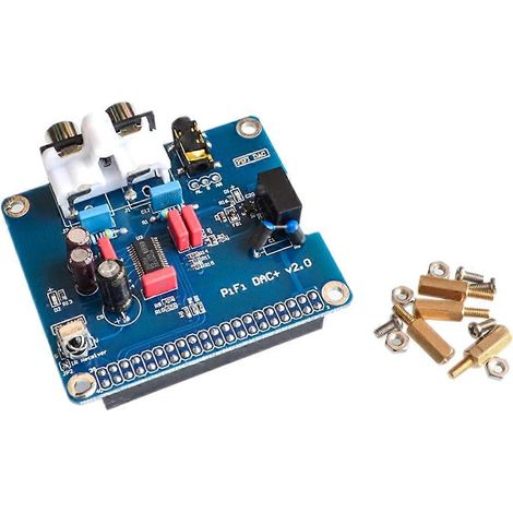 PIFI Digi DAC+HIFI DAC Audio-Soundkarte mit I2S-Schnittstelle für Raspberry Pi 3 2 Modell B B+Digital Pinboard V2.0 (1/5)